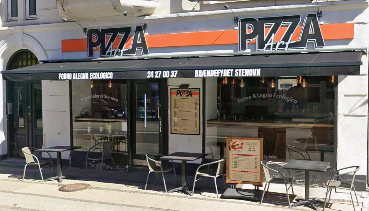 Pizza Art Facade Storefront